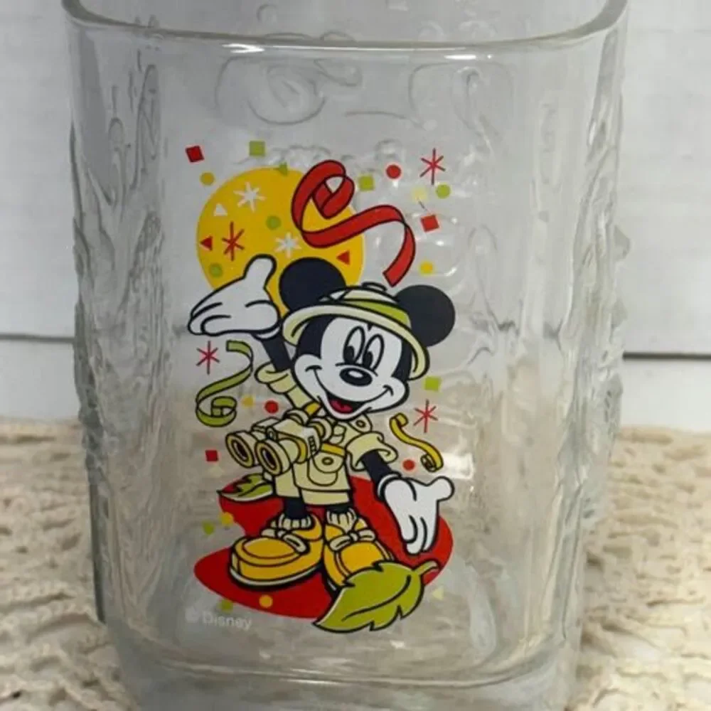Disney World 2000 Celebration Animal Kingdom Glass Mug